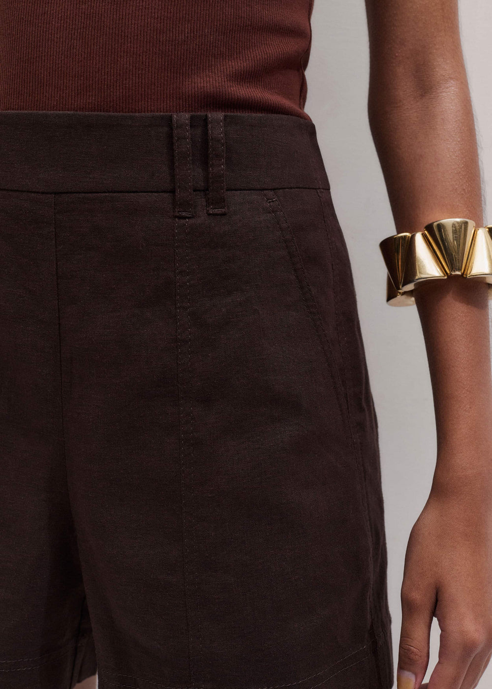 Brown Easy Summer Short meandem