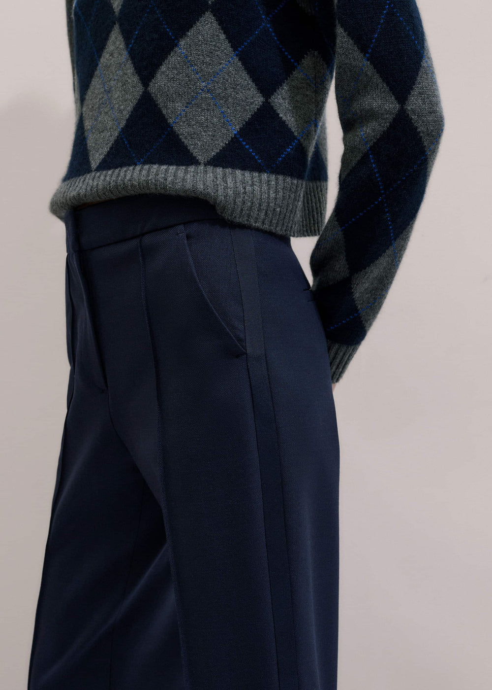 Navy Slim Crop Forever Pant | Pants meandem