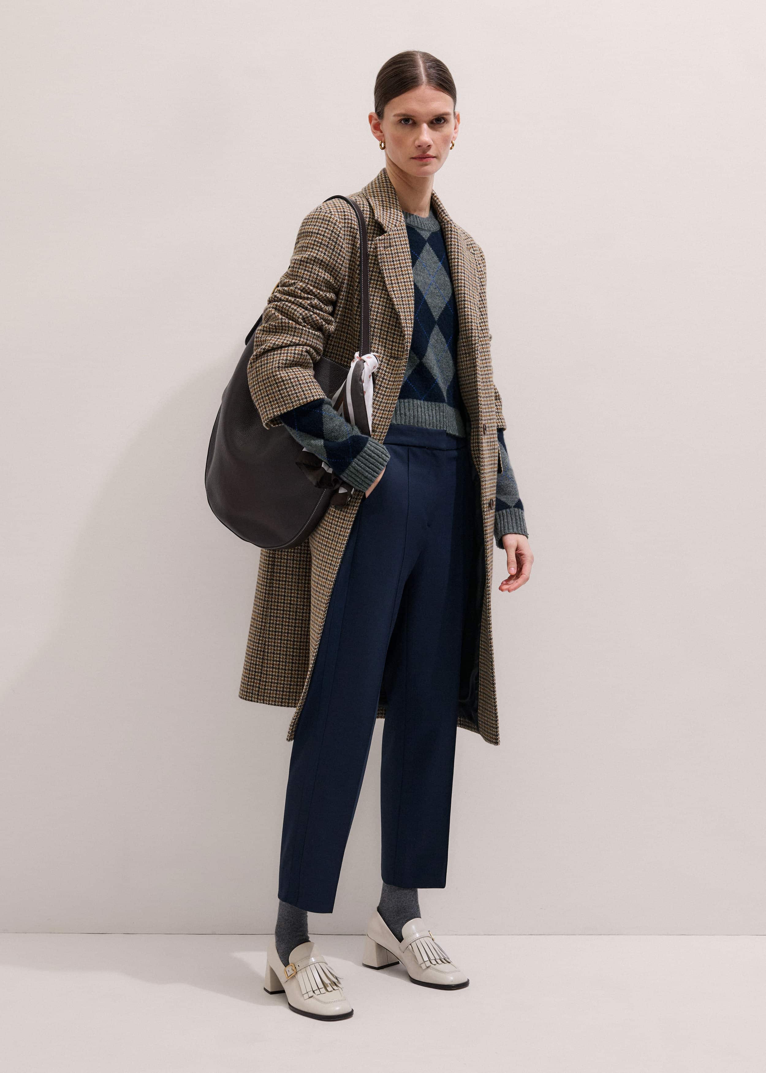 Navy Slim Crop Forever Pant | Pants meandem