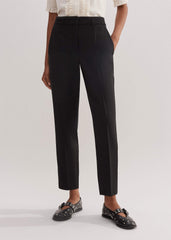 Black Slim Crop Forever Tux Pant | Woven Pants meandem