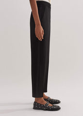 Black Slim Crop Forever Tux Pant | Woven Pants meandem
