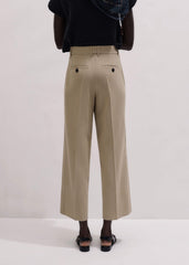 Sand Tailored Straight Crop Pant meandem