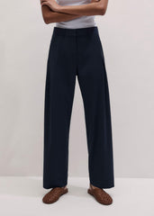 Navy Pinstripe Clever Pant meandem