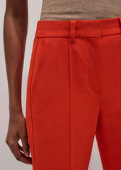 Orange Straight Crop Tailored Pant meandem