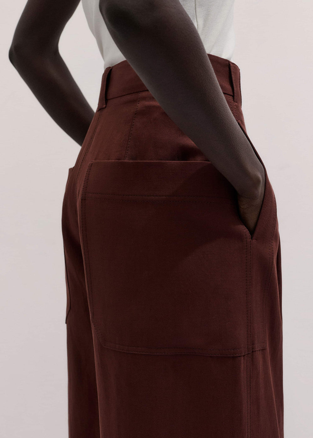 Cinnamon Brown Extreme Taper Pant meandem