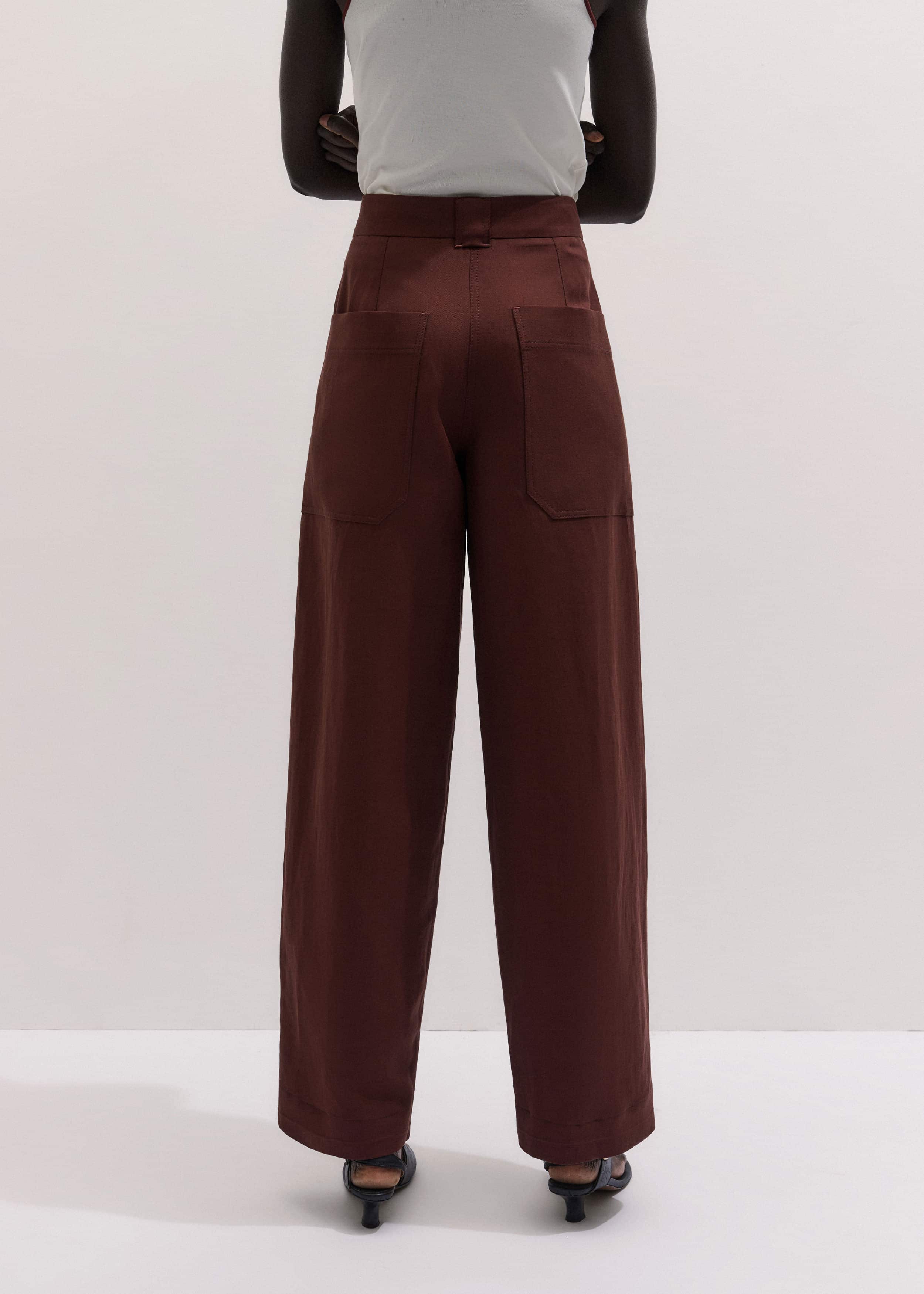 Cinnamon Brown Extreme Taper Pant meandem