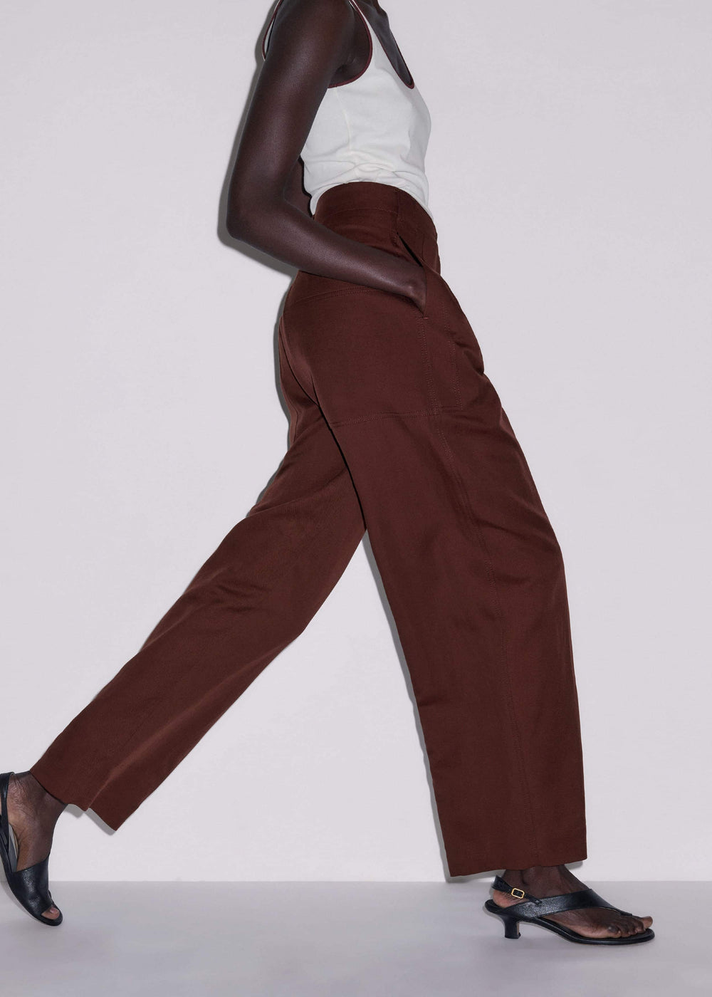 Cinnamon Brown Extreme Taper Pant meandem