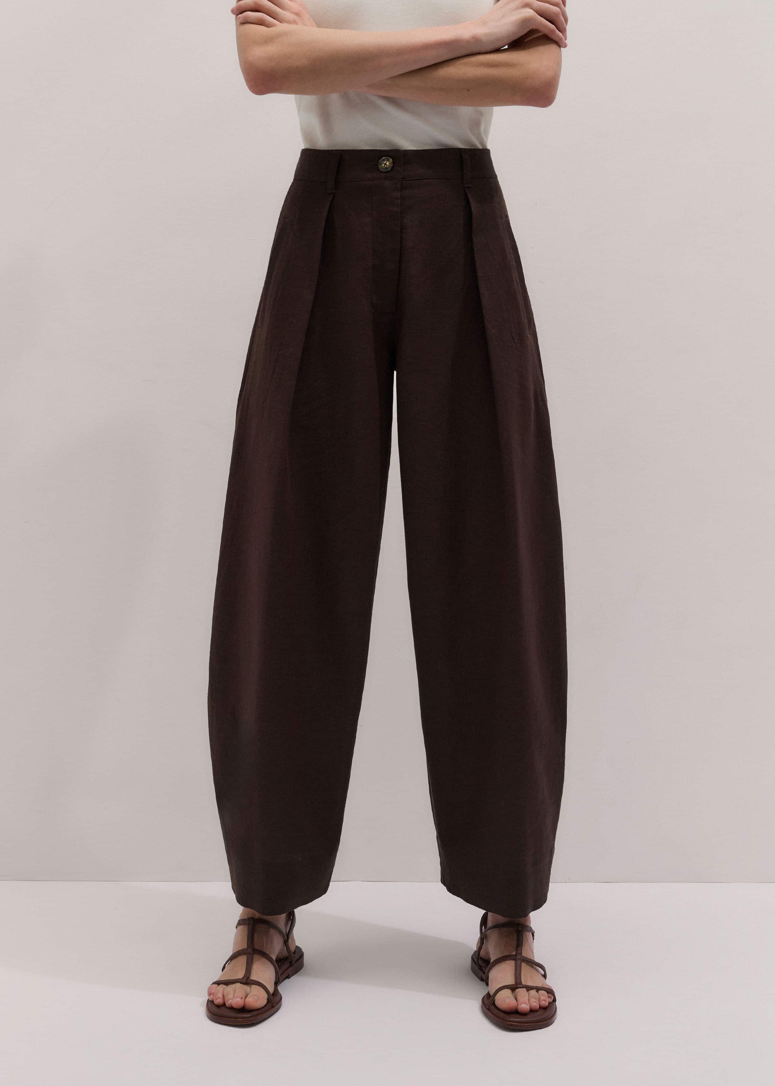 Brown Extreme Taper Pant meandem