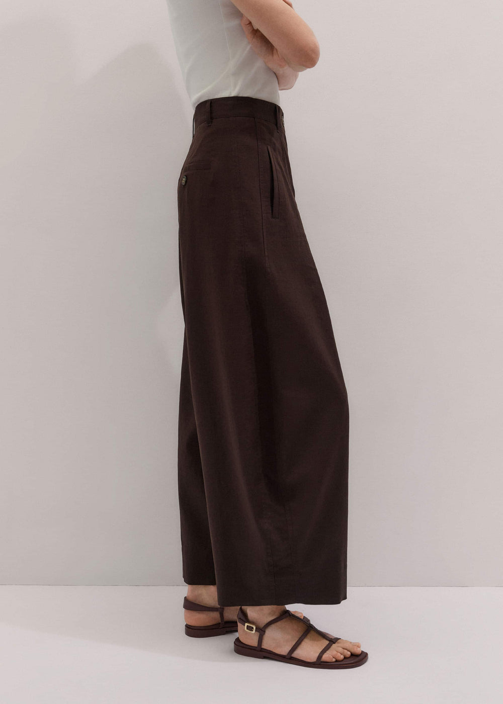 Brown Extreme Taper Pant meandem