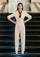 Ivory Clever Tapered Pant meandem