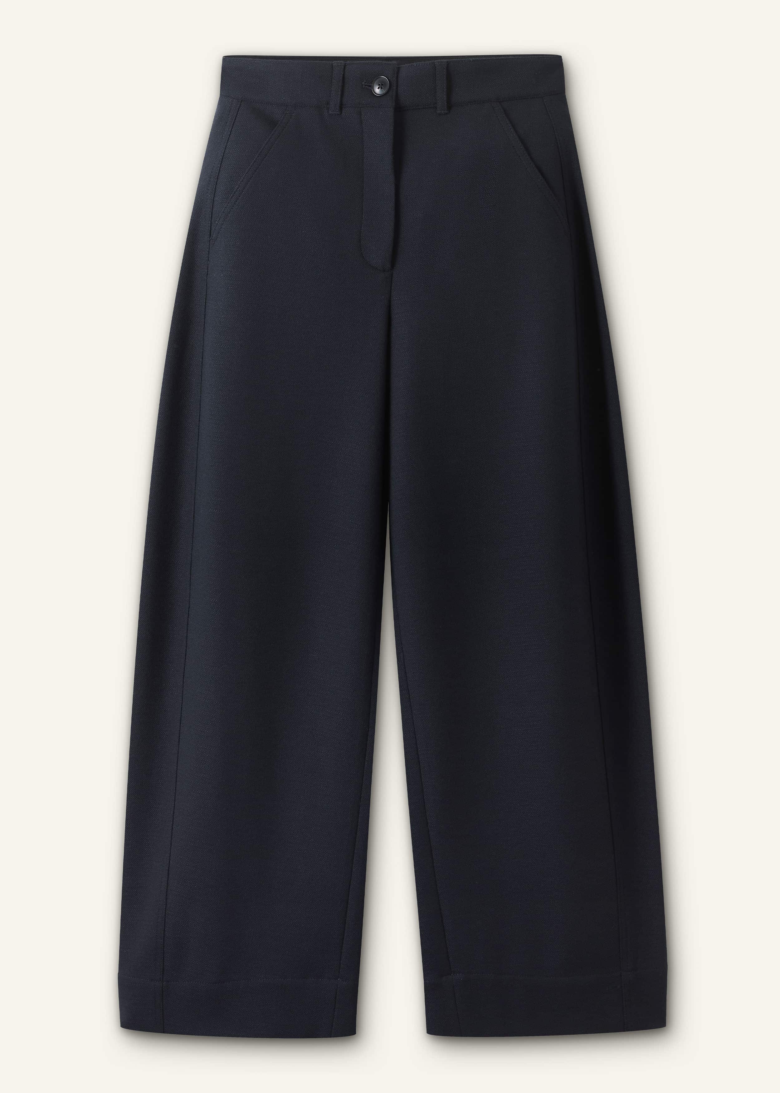 Navy Textured Extreme Tapered Pant meandem