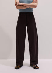 Chocolate Brown Clever Tapered Chino meandem