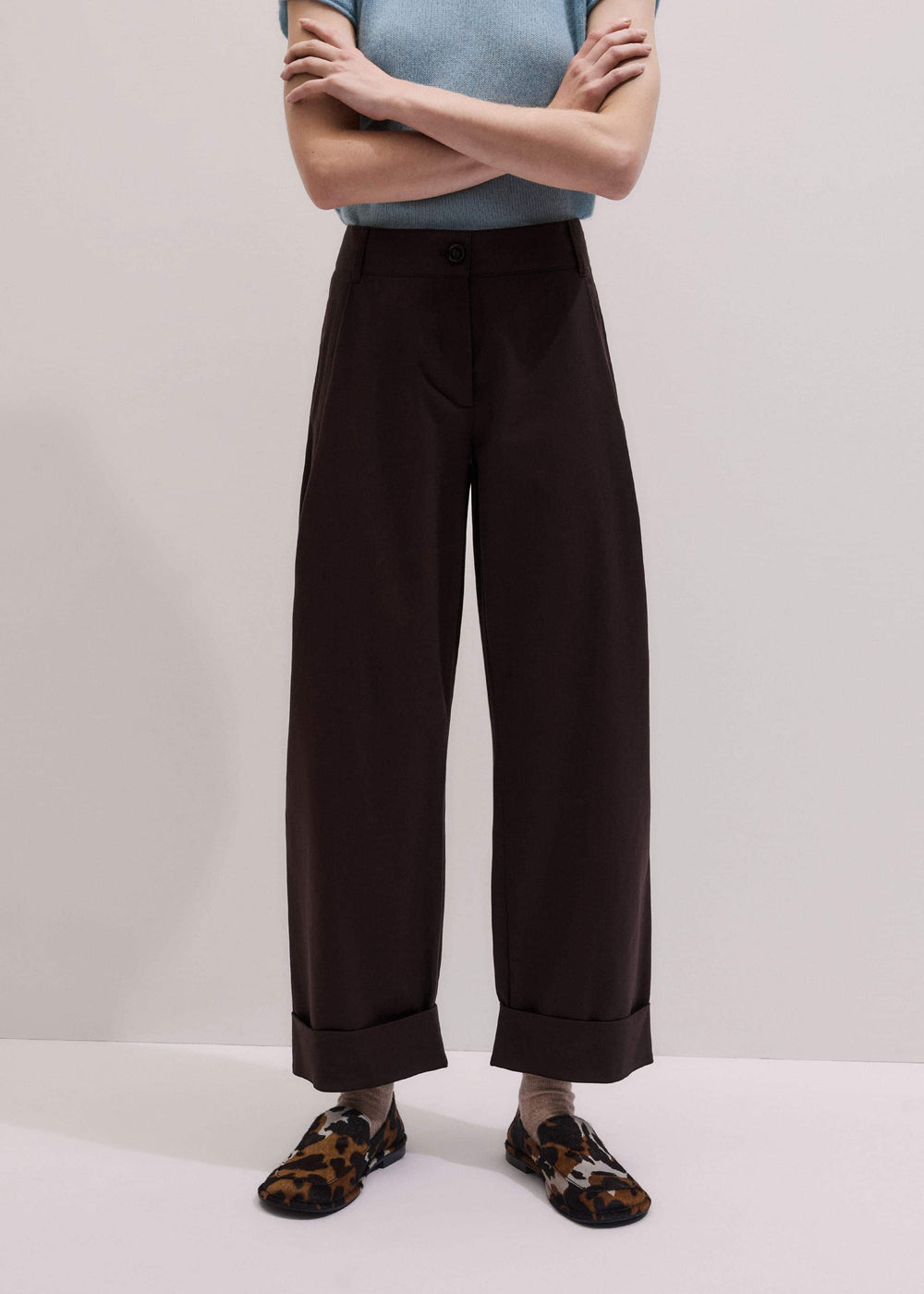 Chocolate Brown Clever Tapered Chino meandem