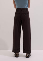 Chocolate Brown Clever Tapered Chino meandem