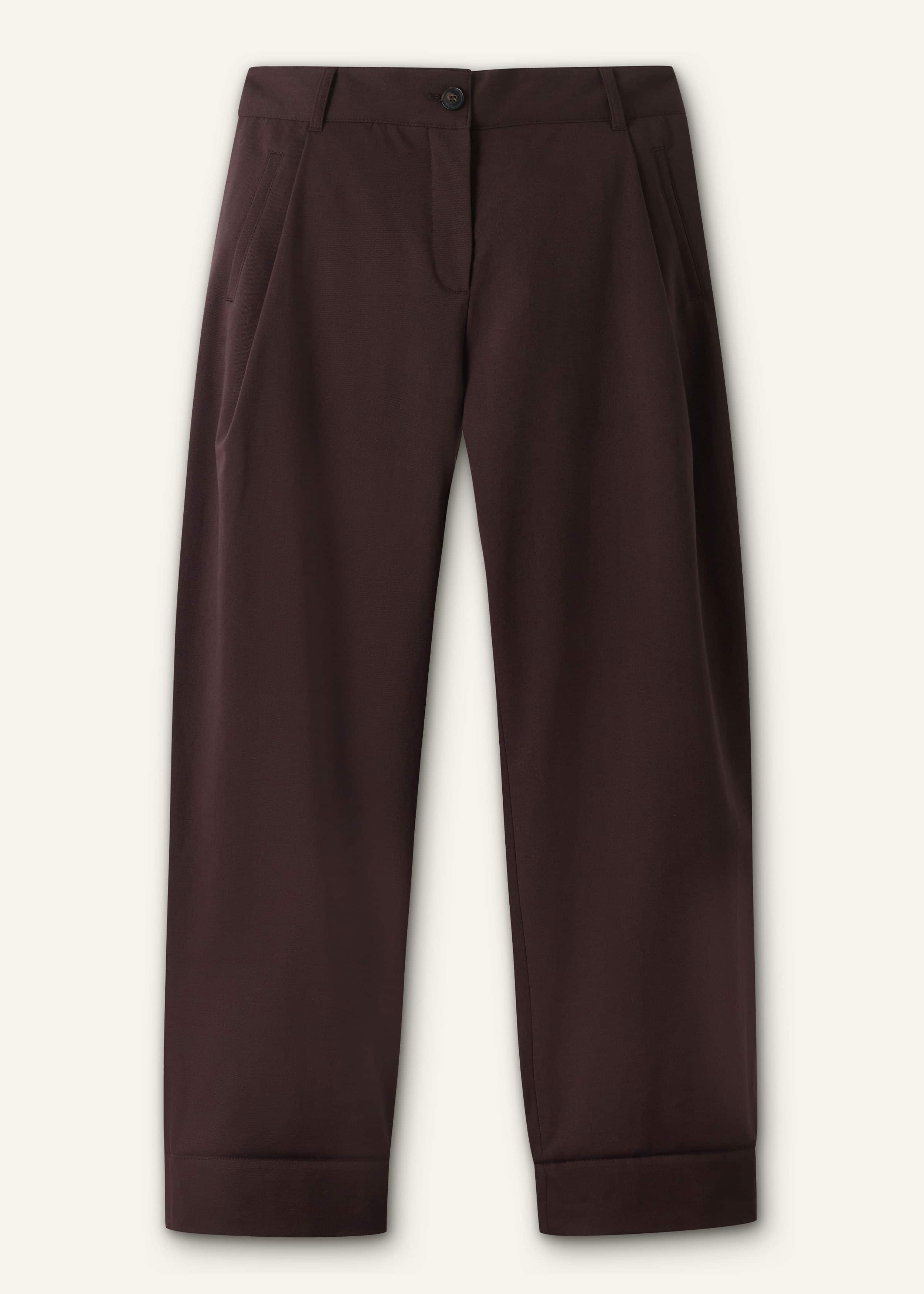 Chocolate Brown Clever Tapered Chino meandem