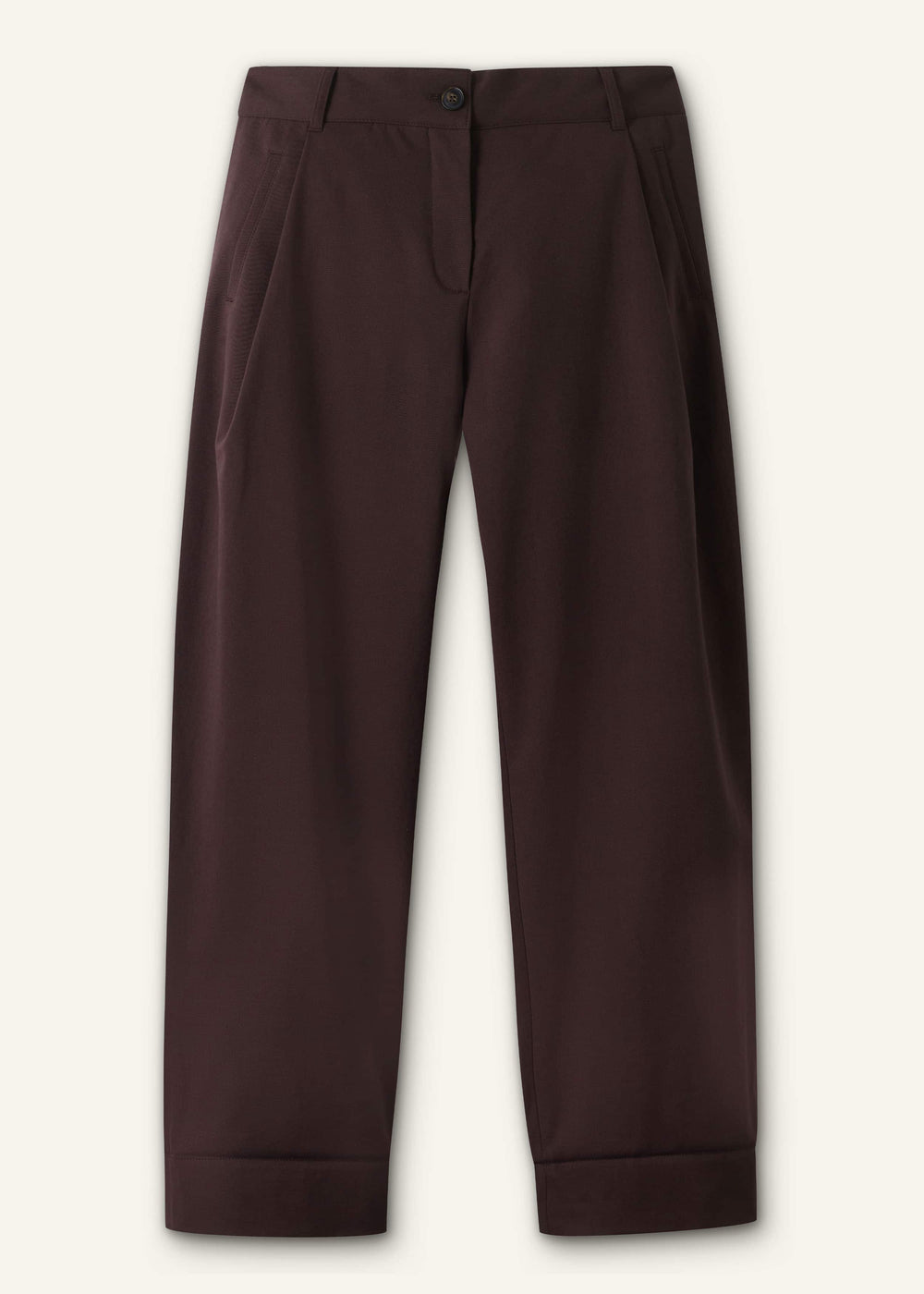 Chocolate Brown Clever Tapered Chino meandem