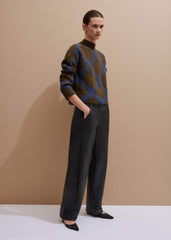 Black Leather Extreme Tapered Pant meandem