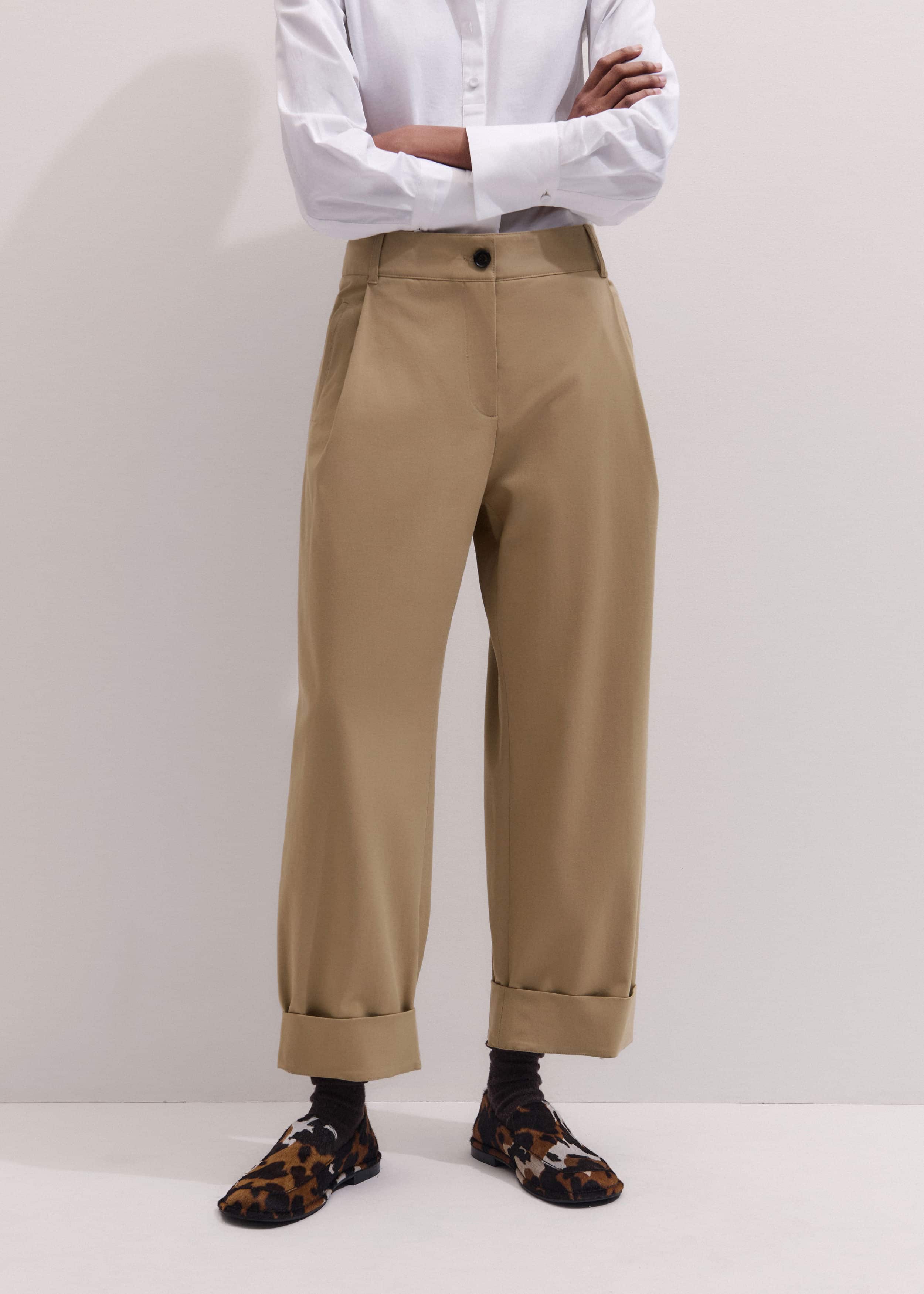 Brown Clever Tapered Chino meandem