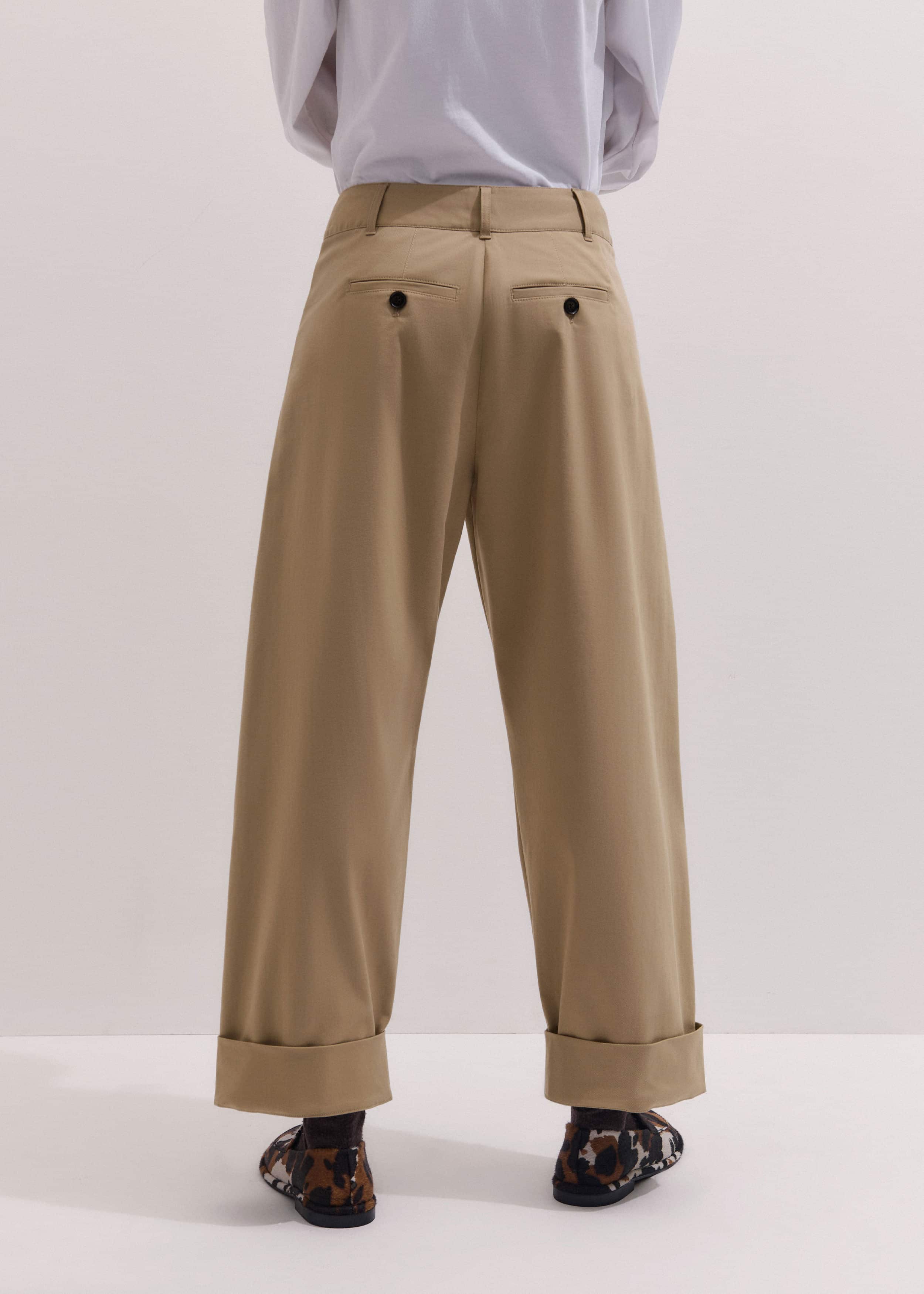 Brown Clever Tapered Chino meandem