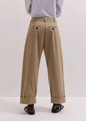 Brown Clever Tapered Chino meandem
