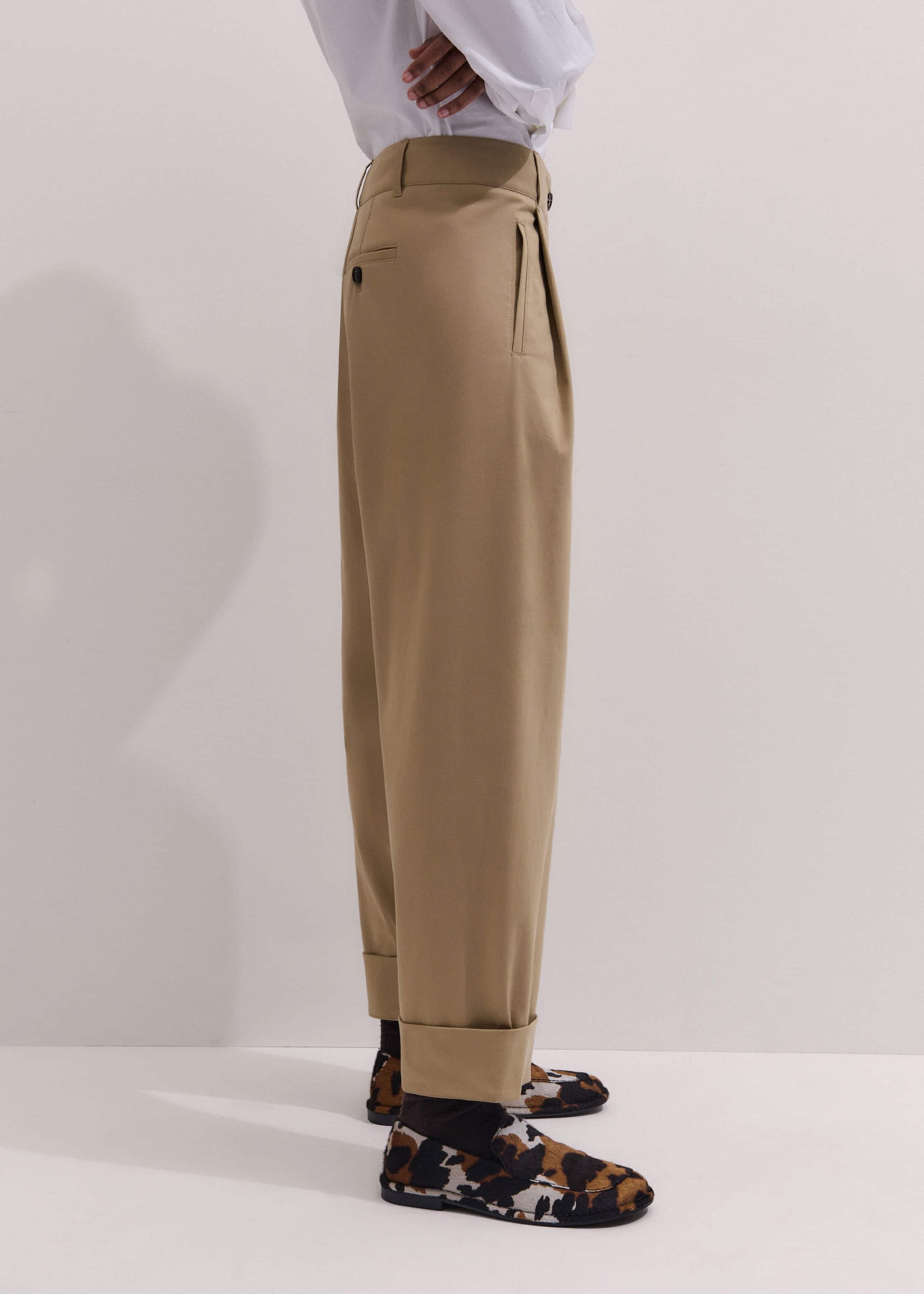 Brown Clever Tapered Chino meandem