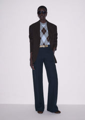 Navy Tailored Leg Elongator Pant meandem