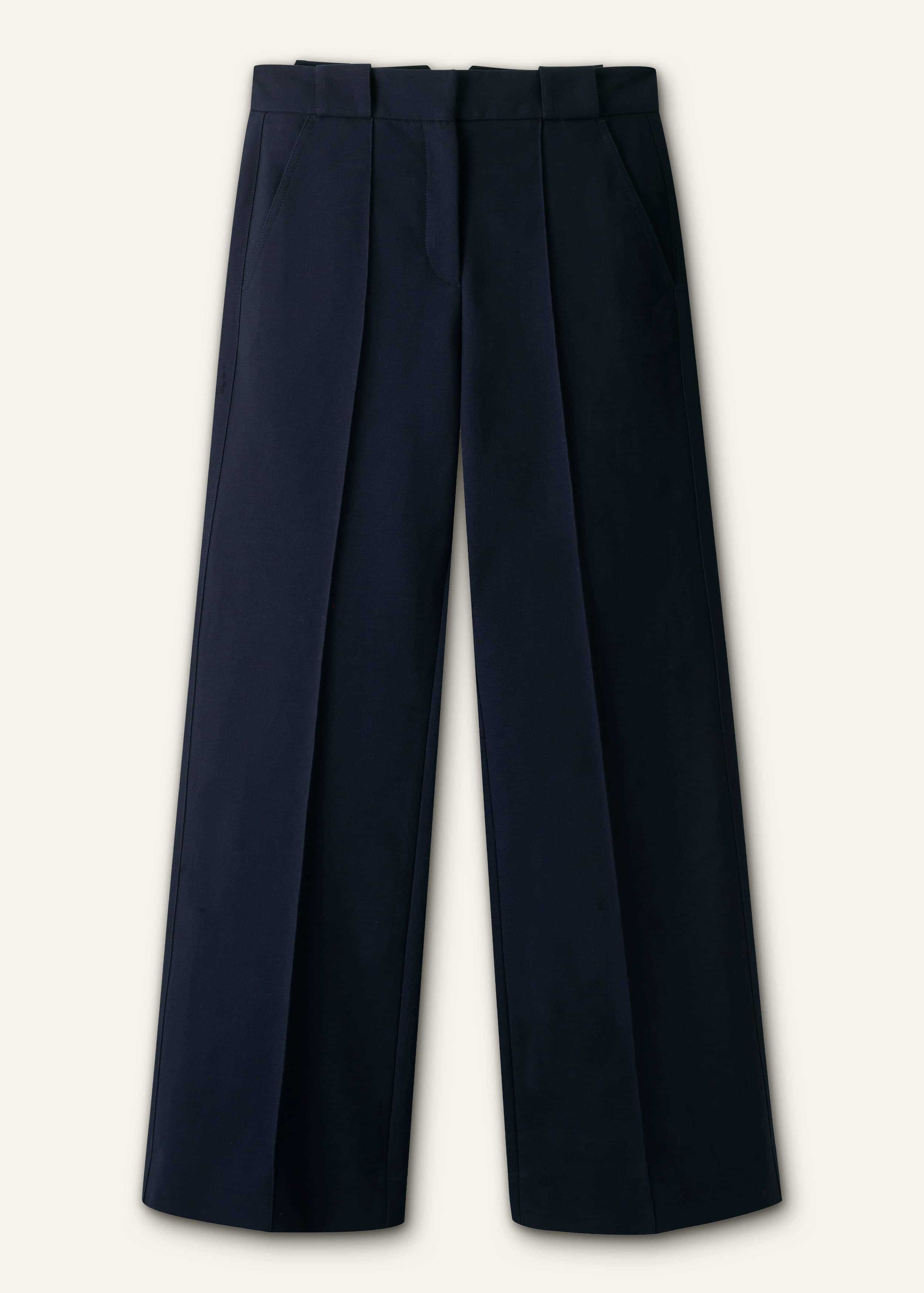 Navy Tailored Leg Elongator Pant meandem