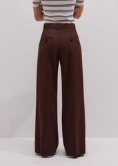 Cinnamon Pinstripe Leg Elongator Pant meandem