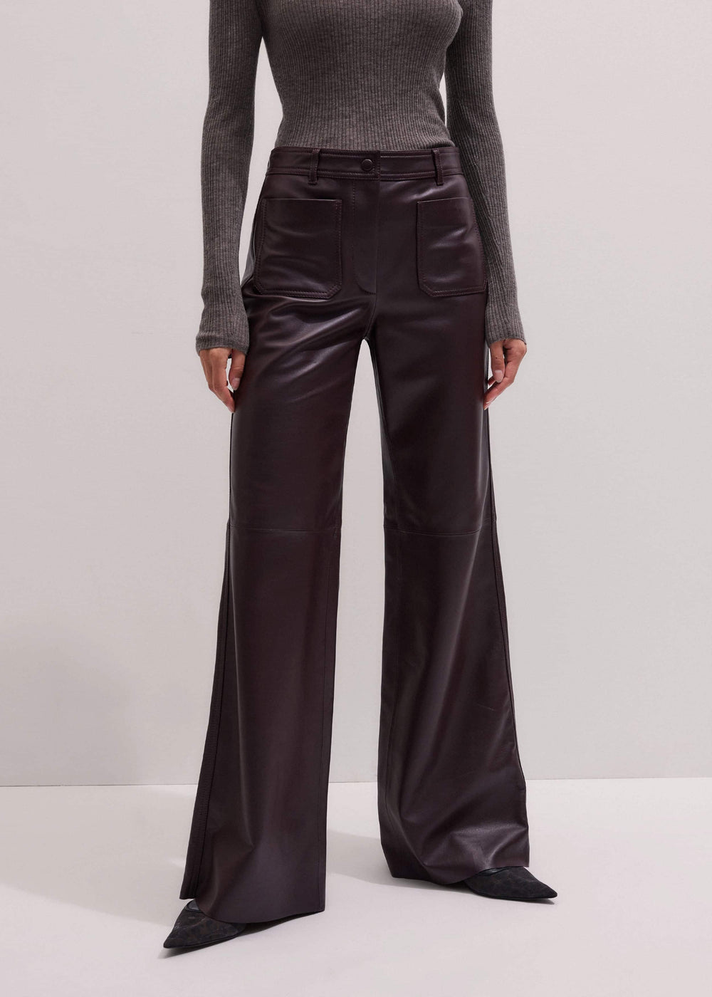 Red Boot Cut Pant meandem