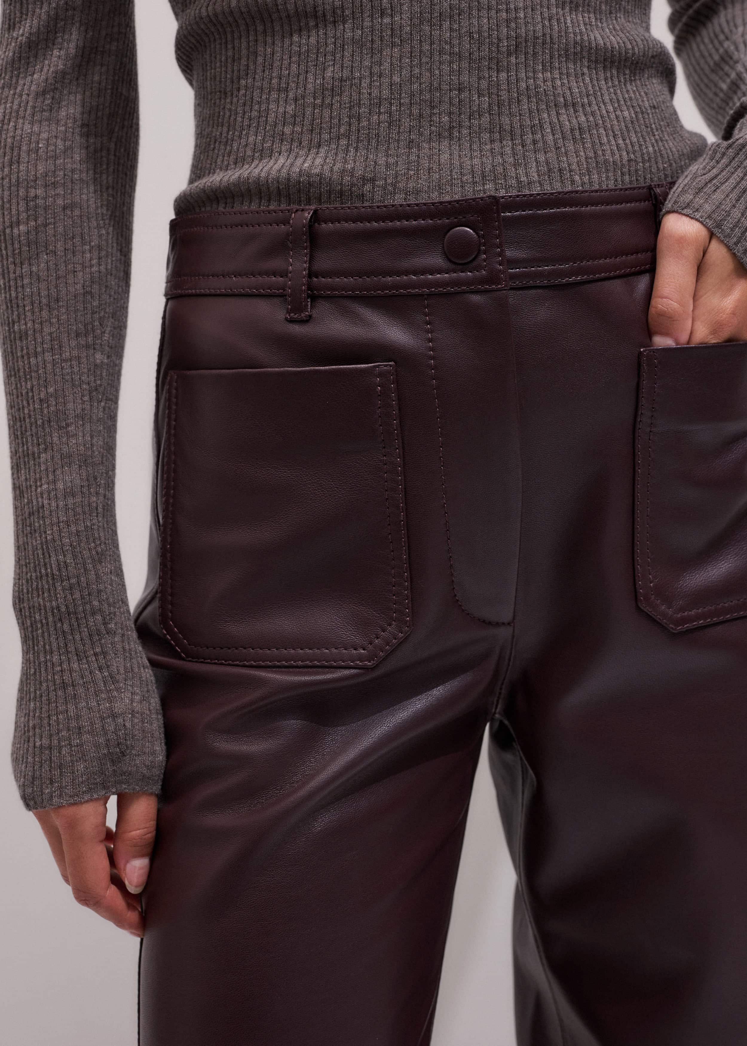 Red Boot Cut Pant meandem