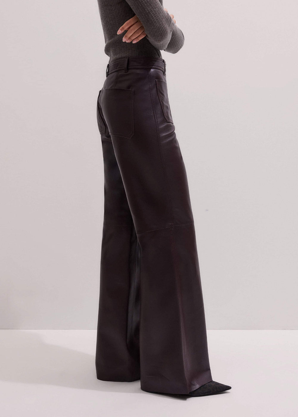Red Boot Cut Pant meandem