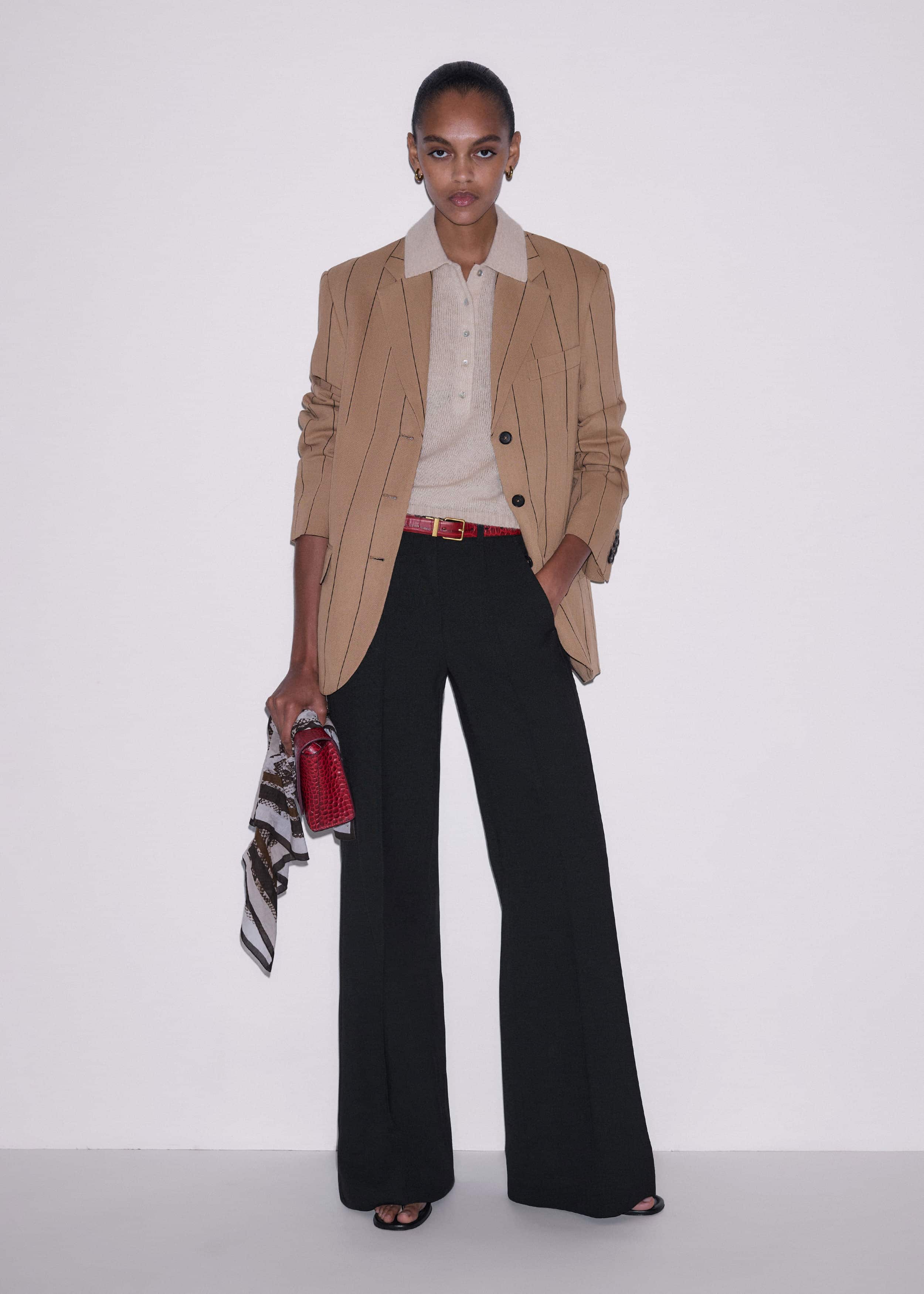 Black Tailored Leg Elongator Pant meandem