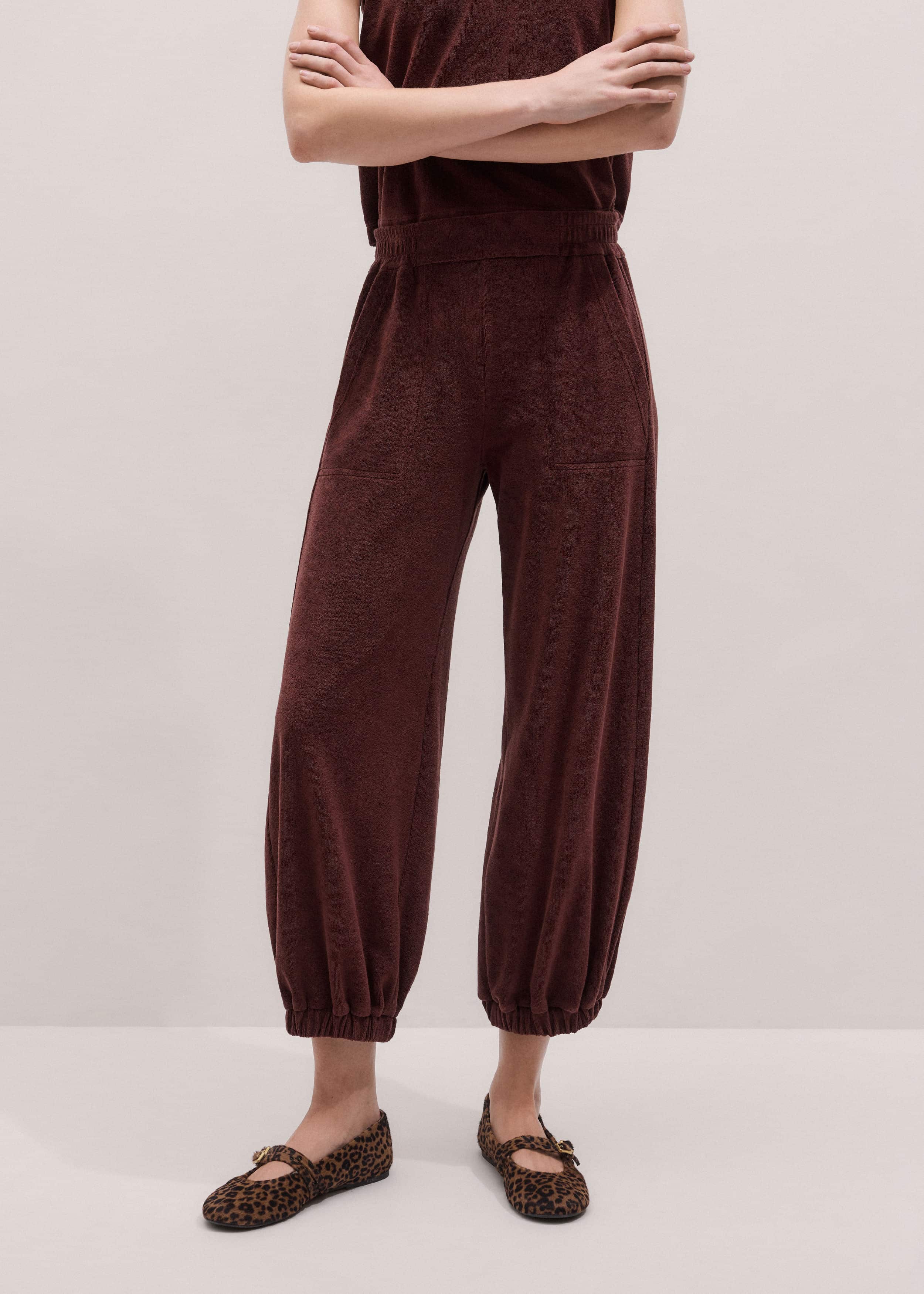 Cinnamon Brown Relaxed Sweatpant meandem