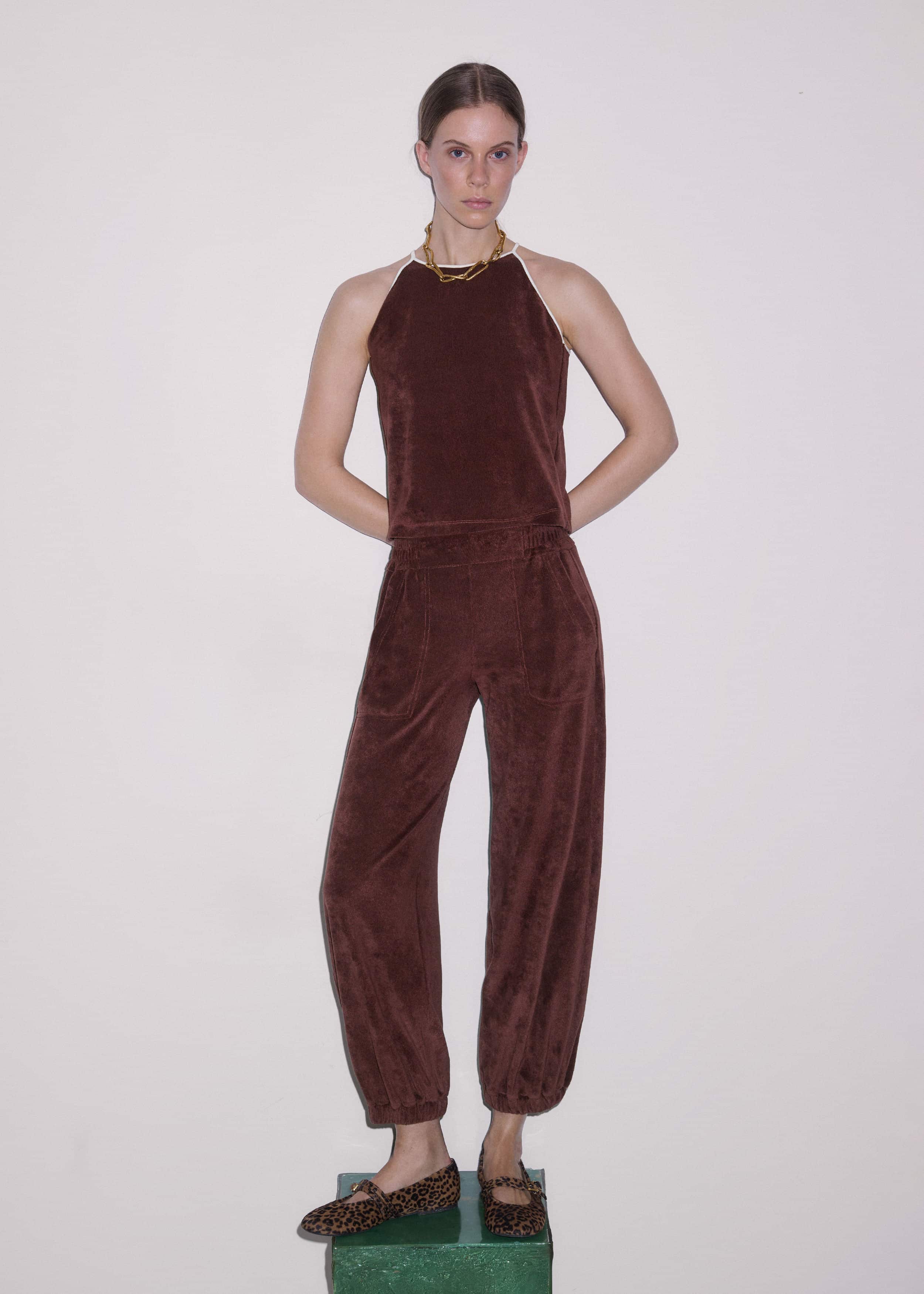 Cinnamon Brown Relaxed Sweatpant meandem
