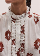 Cream Summer Swing Blouse meandem