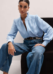 Blue Winter Blouse meandem