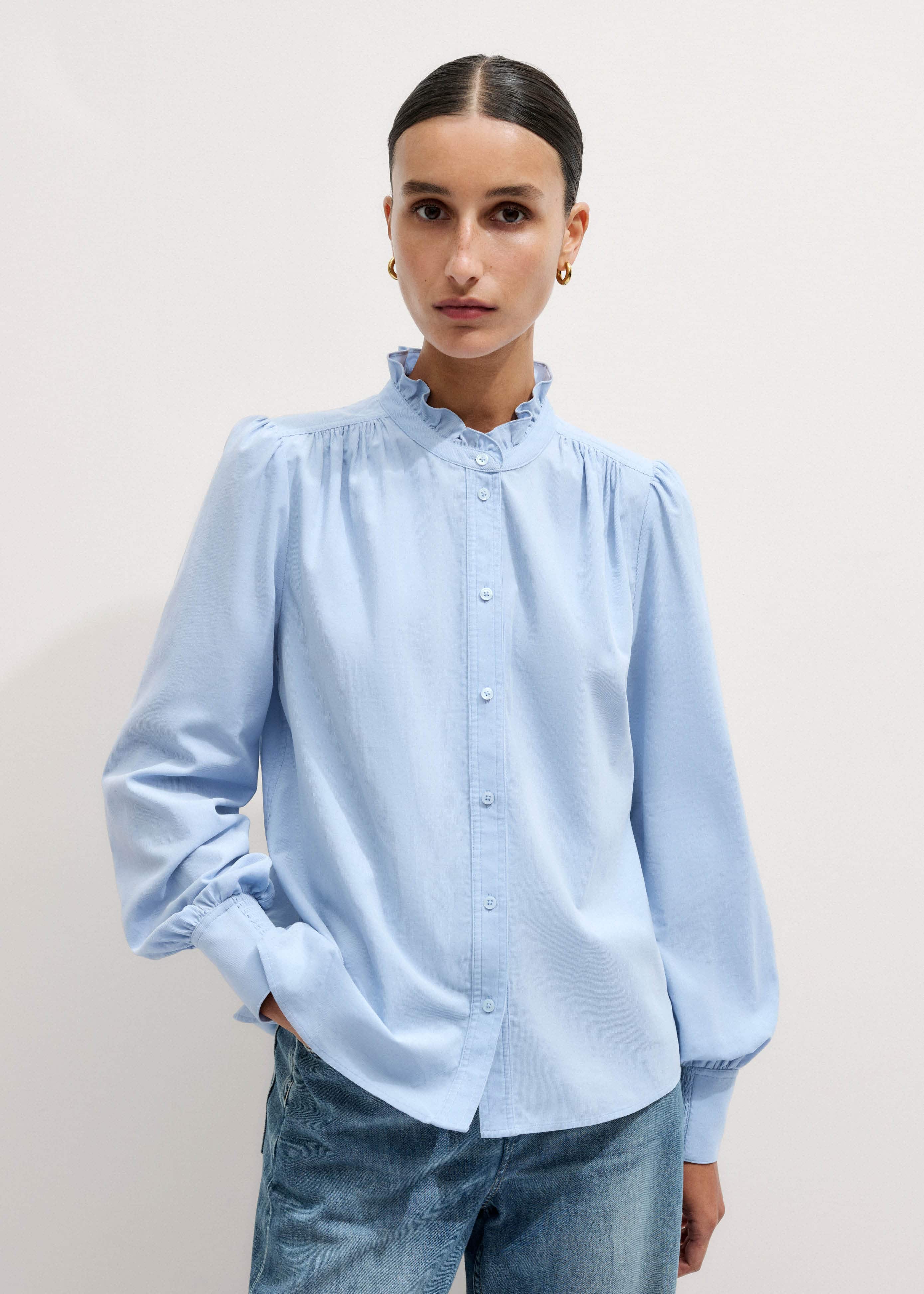 Blue Winter Blouse meandem