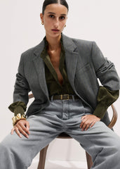 Olive Green Winter Blouse meandem
