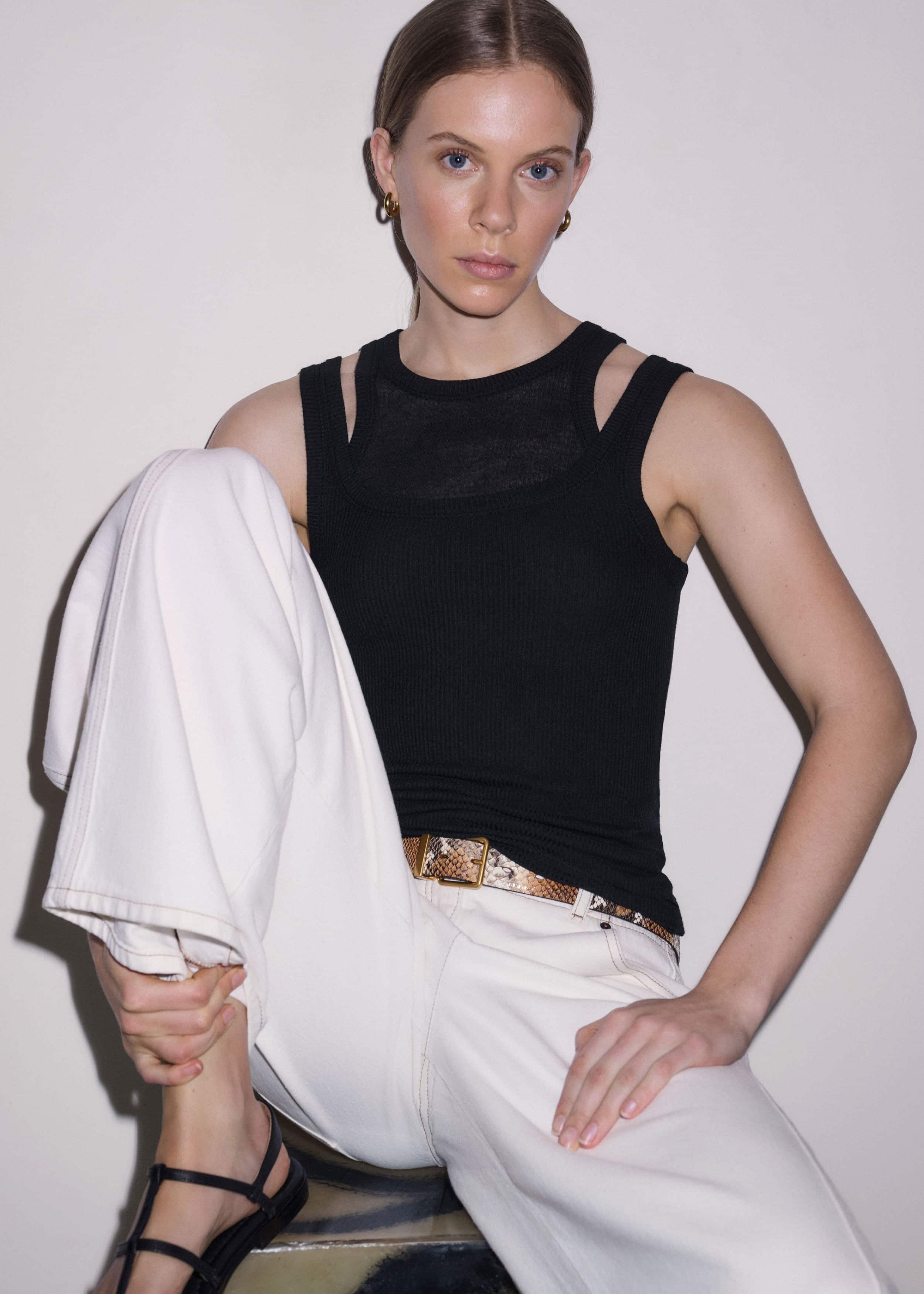 Black 2-in-1 Vest meandem
