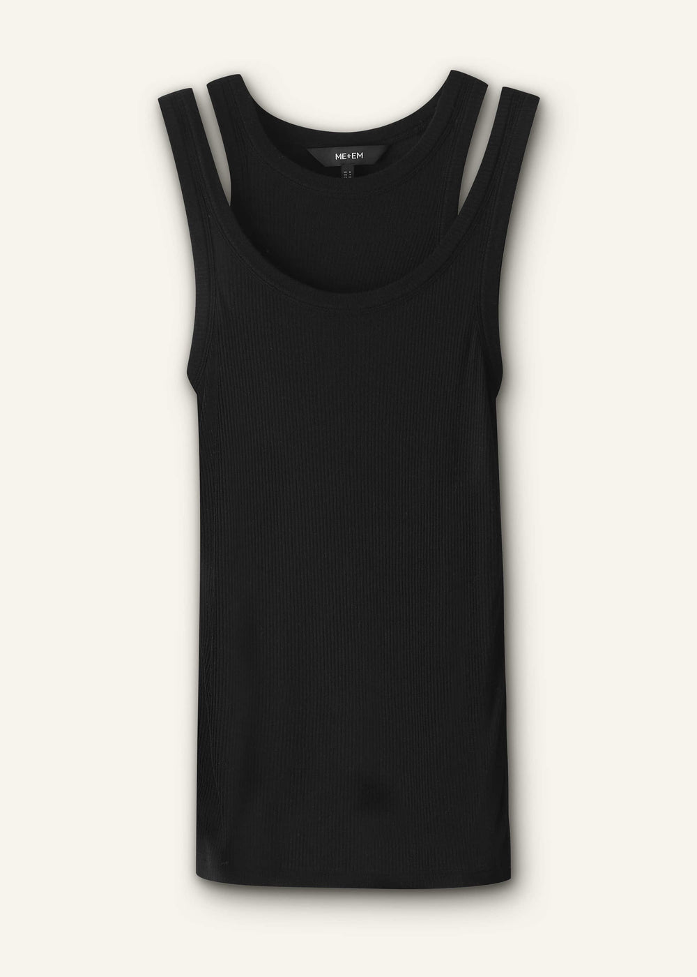 Black 2-in-1 Vest meandem