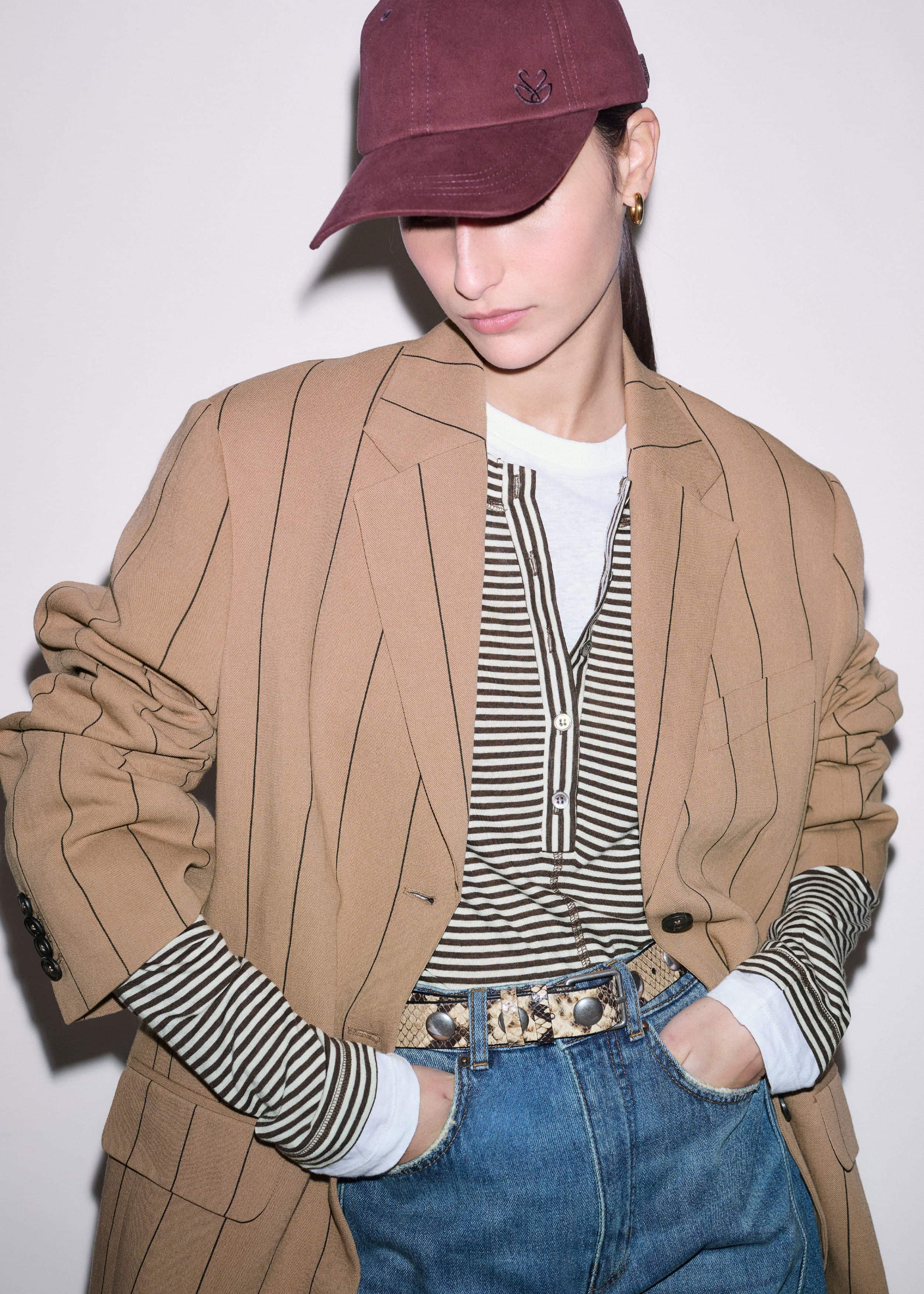 Brown Double Layer Top meandem