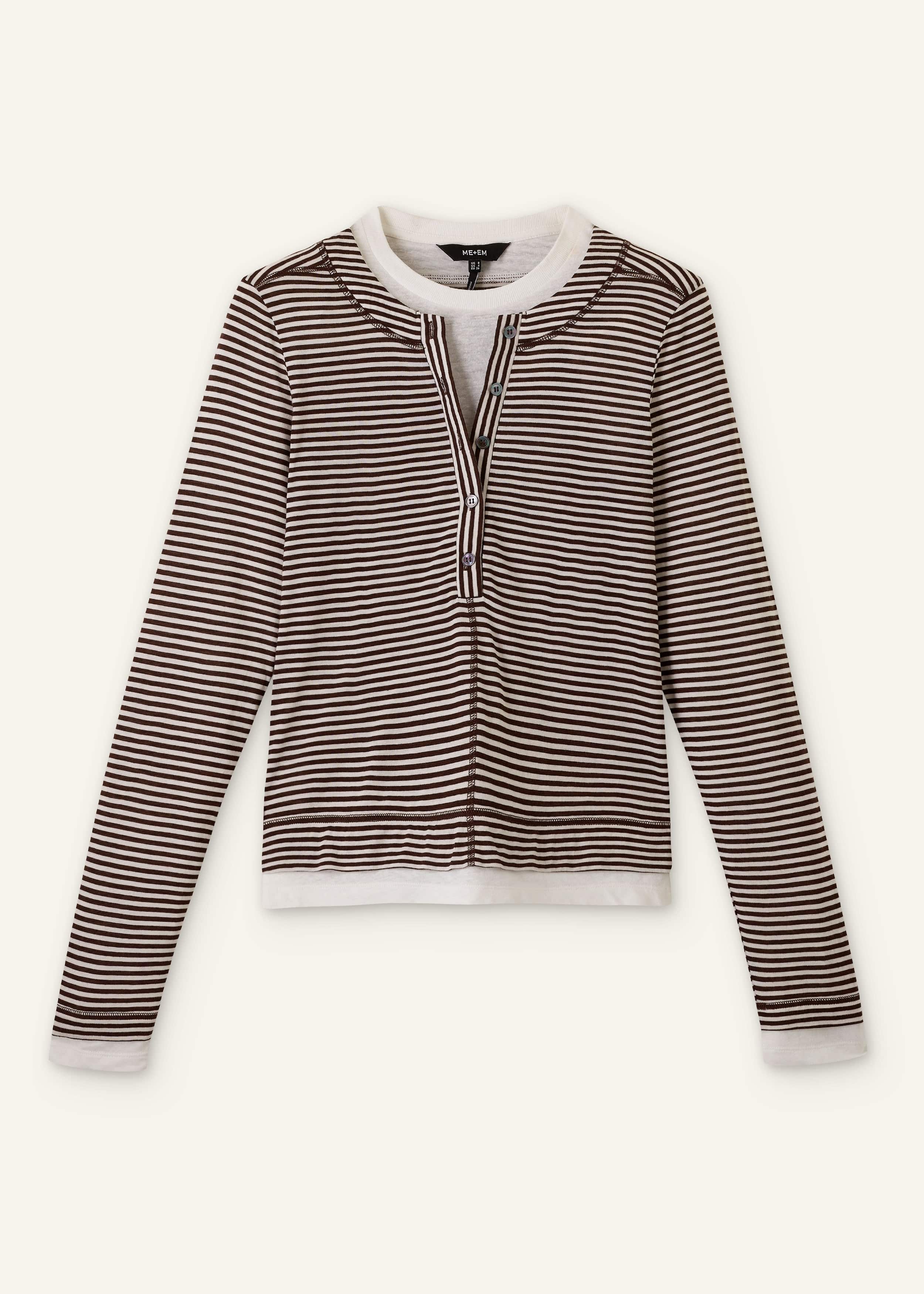 Brown Double Layer Top meandem