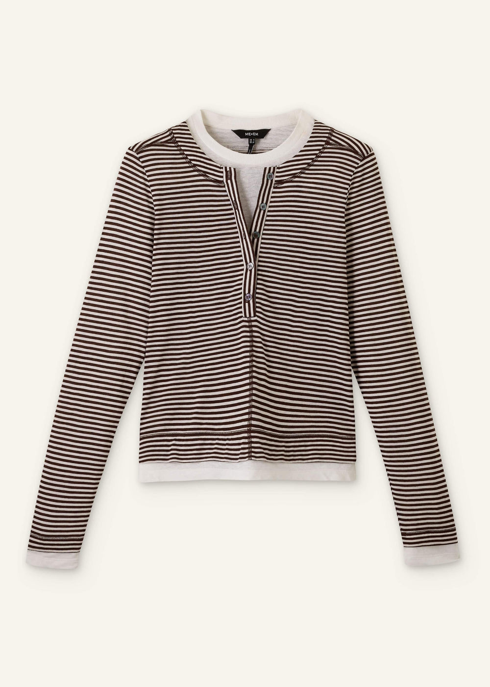 Brown Double Layer Top meandem