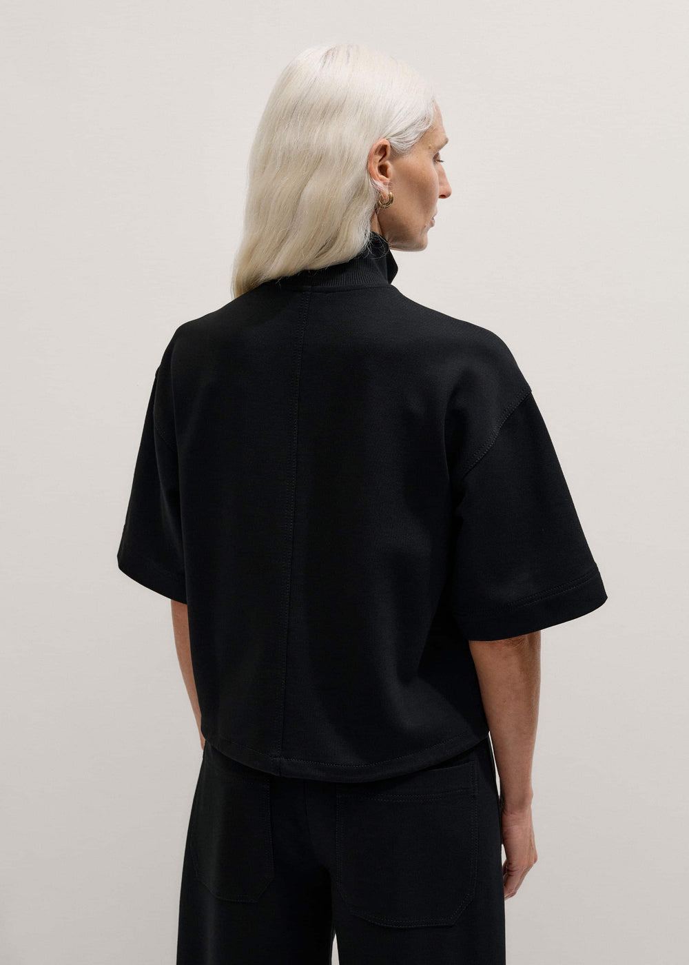 Black Luxe Travel Tailoring Layering Jacket meandem
