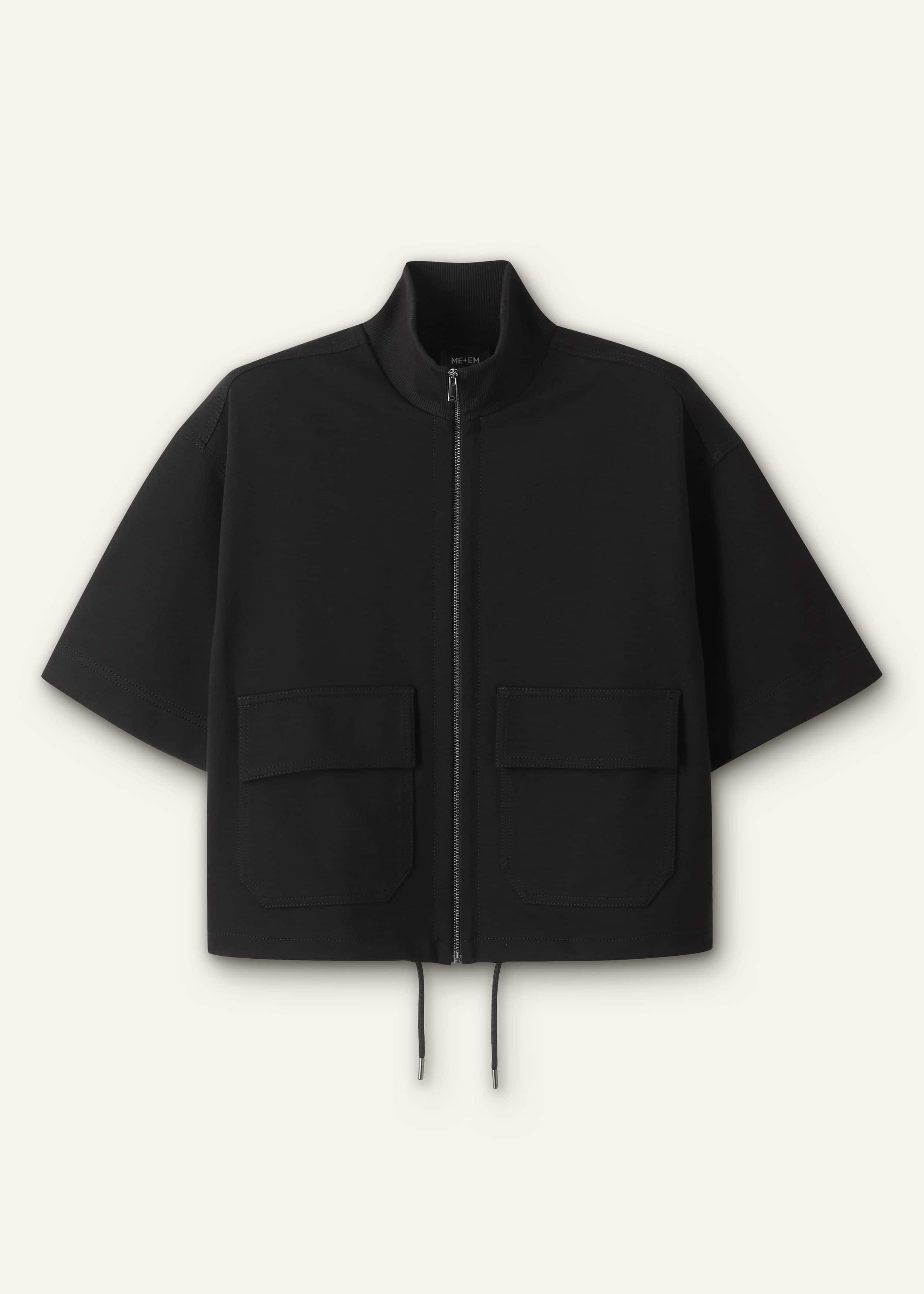 Black Luxe Travel Tailoring Layering Jacket meandem
