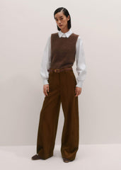 White Collared Layering Top meandem