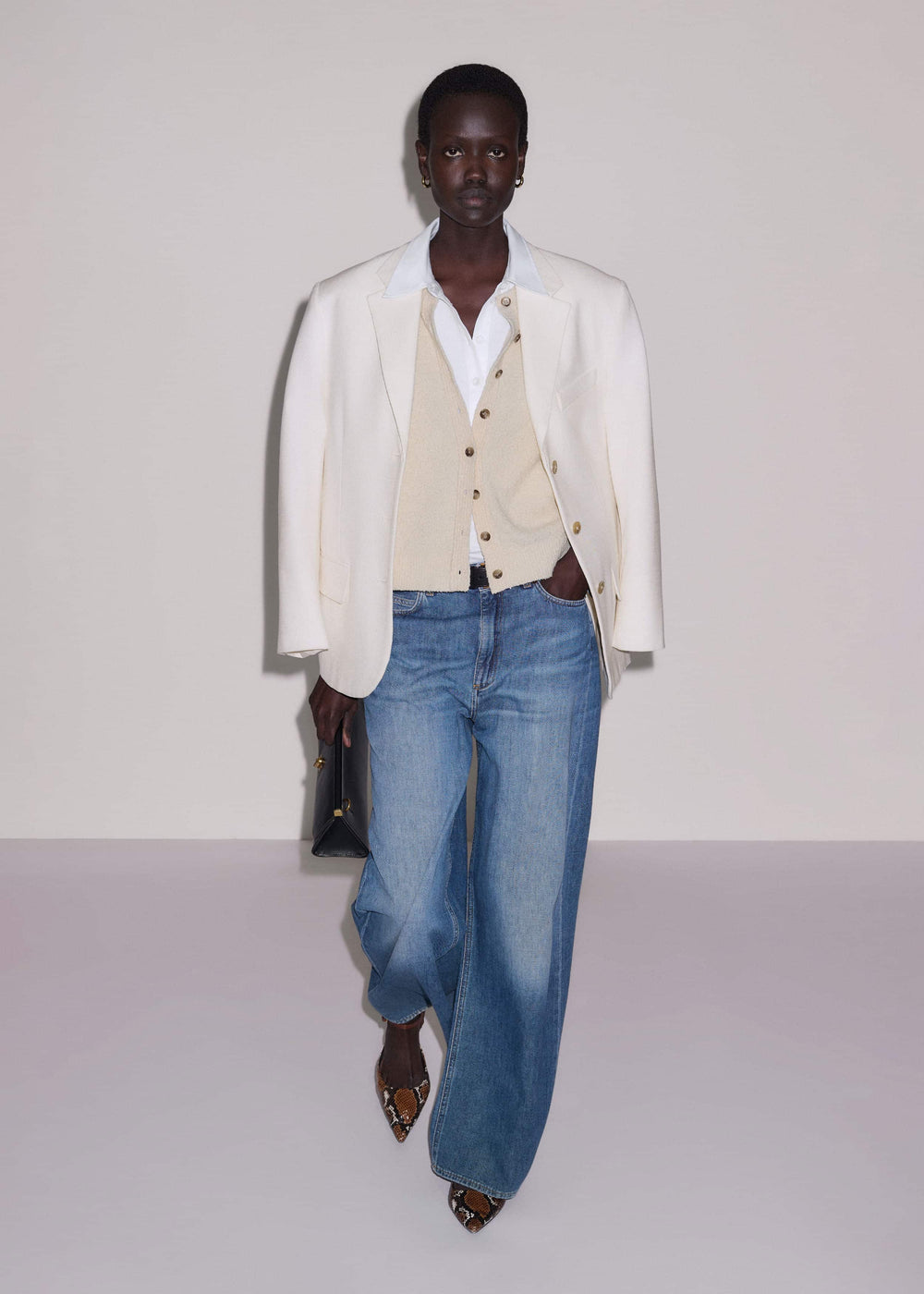 White Raglan Shirt Layering Top meandem