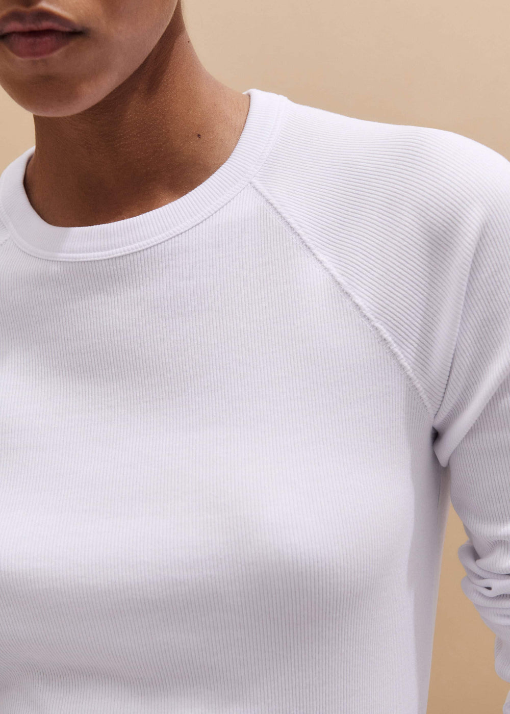 White Ultimate Slim Baseball Top meandem