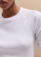 White Ultimate Slim Baseball Top meandem