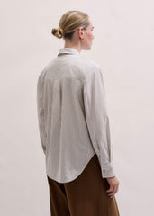 White Stripe Relaxed Forever Shirt meandem